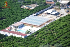 villa con piscina